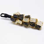 Black Tourmaline & Selenite Protection Hanging