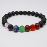 EarthSoul Seven Chakra Lava Bracelet