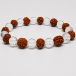 ShivaShakti Sphatik Rudraksha Bracele